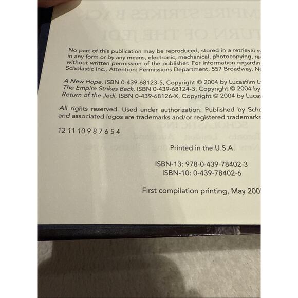 Star Wars Trilogy Collector's Edition IV-VI 4~6 Hardcover Borders Exclusive 2004 - Picture 6 of 6